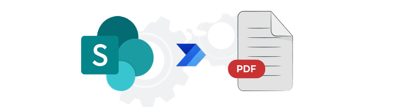 Fill a PDF when a new item is created in the SharePoint list
