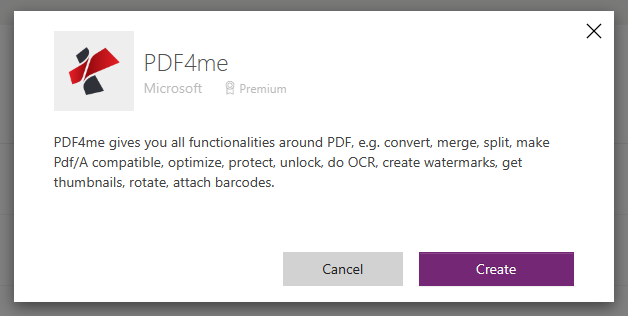 Pagina di connessione OAuth di PDF4me