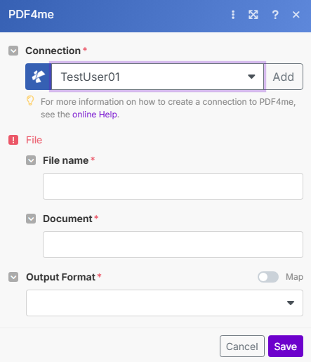 Convert Visio Modul in Make