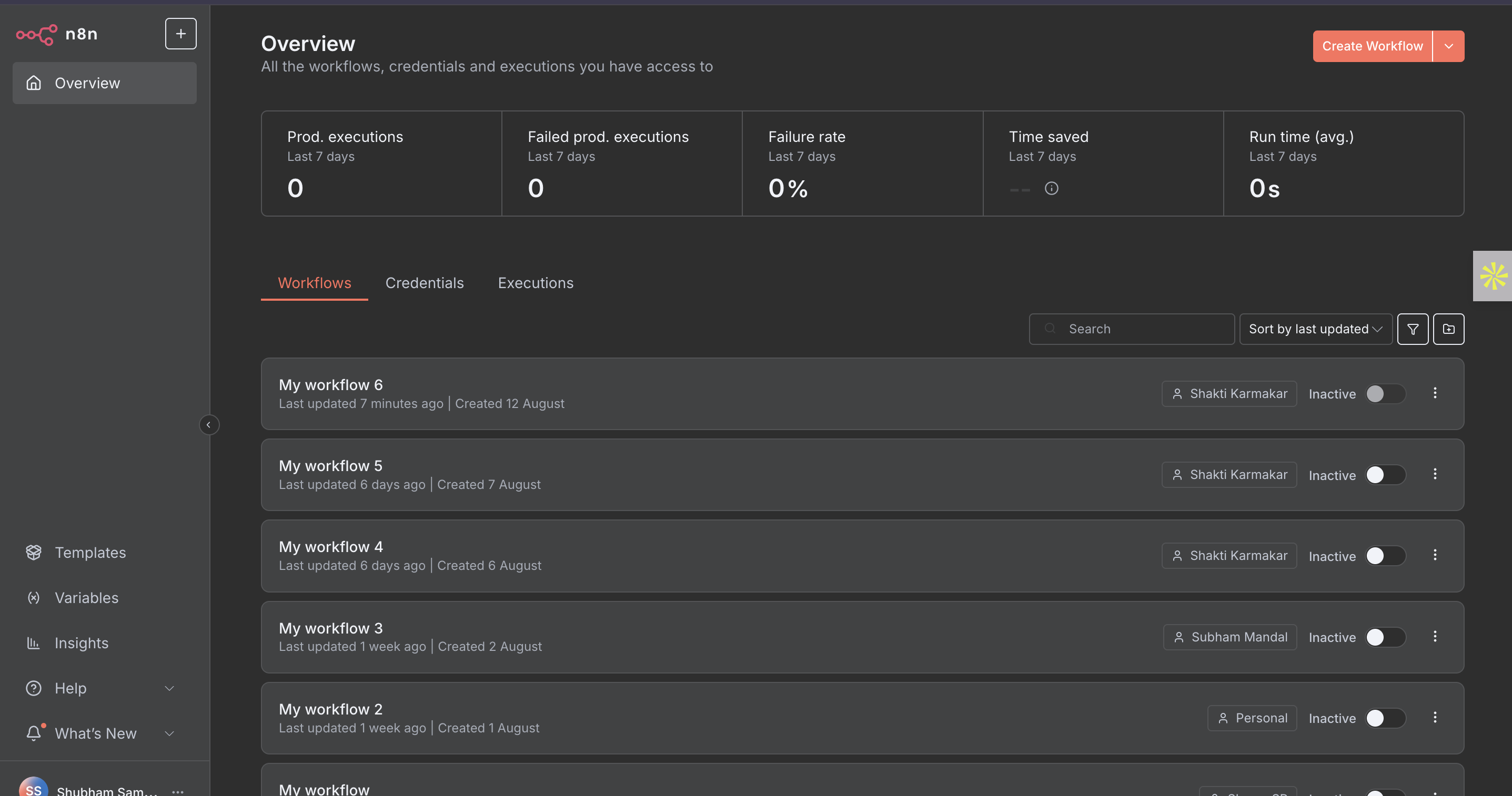 n8n introduction page