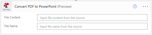 Convert PDF to Powerpoint action